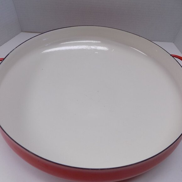 VTG Dansk IHQ Paella Pan 15" Enameled Steel Kobenstyle Quistgaard MCM Denmark - Picture 2 of 9